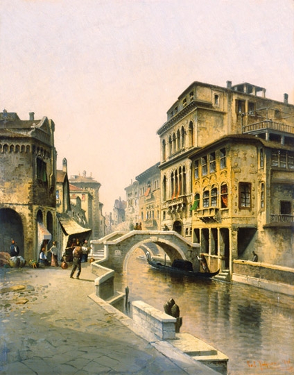 Kaufmann, Karl (1843-1901) Venetian detail, 1891