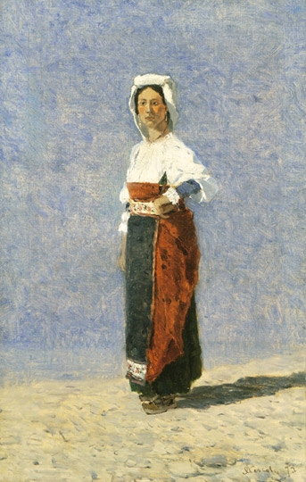 Mészöly Géza (1844-1887) Dalmatian woman, 1873