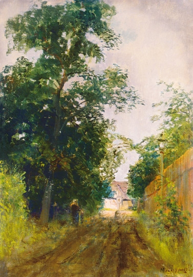 Mednyánszky László (1852-1919) Walking in the spring