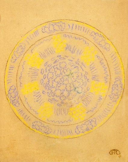 Rippl-Rónai József (1861-1927) Plate-plan