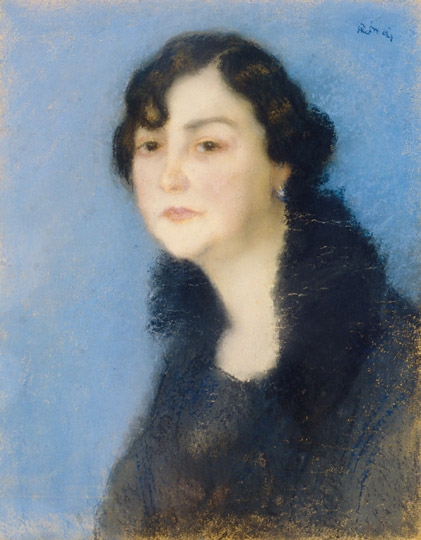 Rippl-Rónai József (1861-1927) The portrait of Mrs Löwy