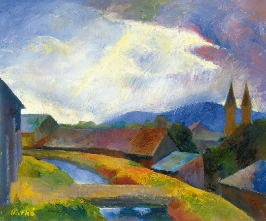 Patkó Károly (1895-1941) Landscape, 1925
