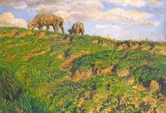 Glatz Oszkár (1872-1958) Bárányok