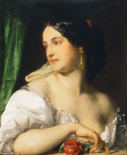 Brocky Károly (1807-1855) Womanportrait