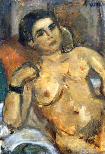 Czóbel Béla (1883-1976) Női félakt