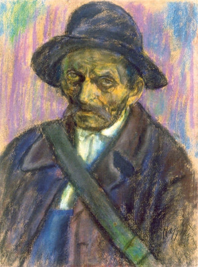 Nagy István (1873-1937) Kalapos férfi