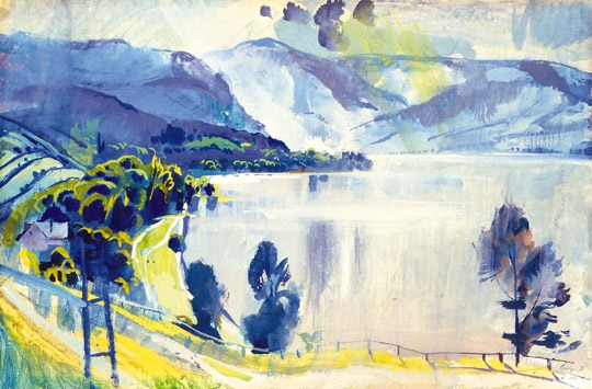 Szőnyi István (1894-1960) Gray Danube, 1930