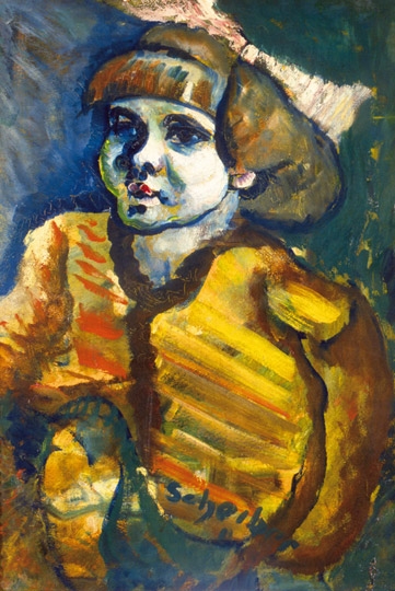 Scheiber Hugó (1873-1950) Női portré