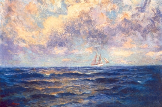 Szinyei Merse Pál (1845-1920) Palermo (Sailer on the see), 1903