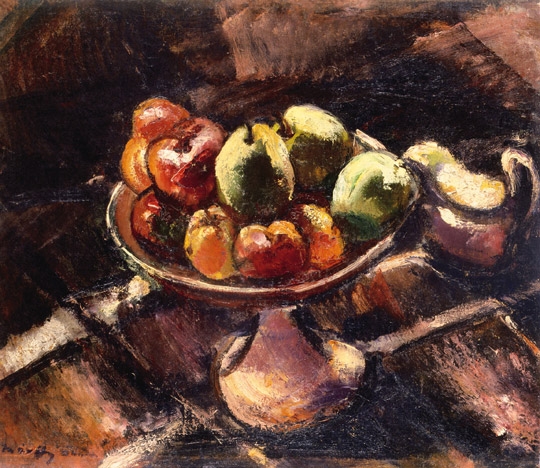 Márffy Ödön (1878-1959) Still life with apples, from the 1910s