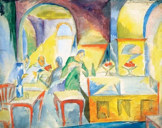 Schönberger Armand (1885-1974) Coffee Shop, 1924