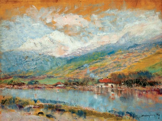 Mednyánszky László (1852-1919) Tátra landscape