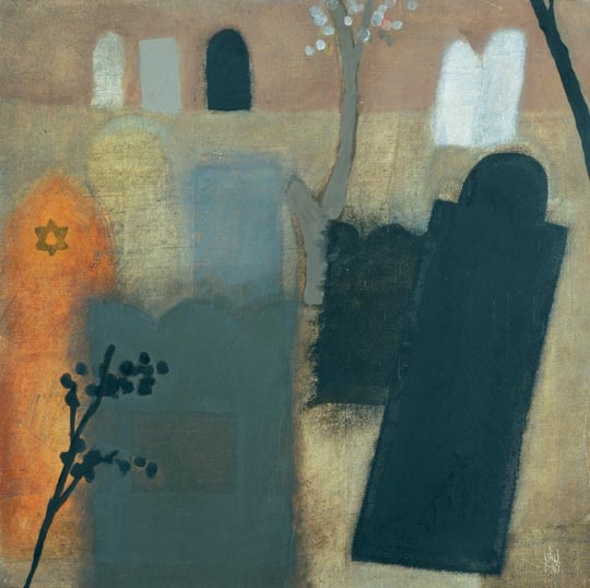 Váli Dezső (1942-) Régi zsidó temető (Alkonyat), 1985