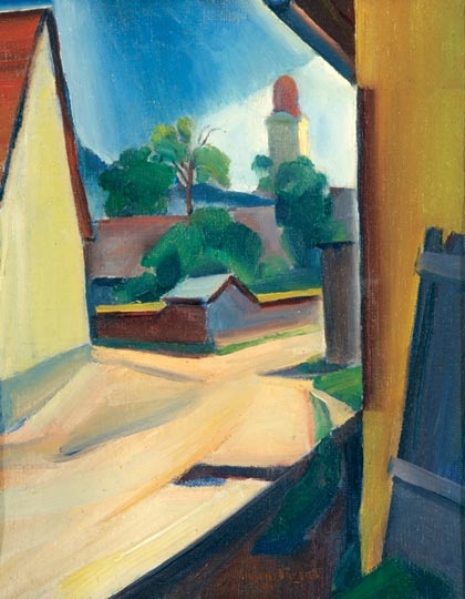 Ilosvai Varga István (1895-1978) Street detail, 1931