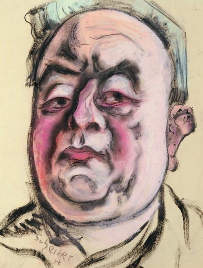 Scheiber Hugó (1873-1950) Self Portrait