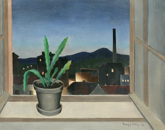 Vaszkó Ödön (1896-1945) Nyitott ablak, 1931