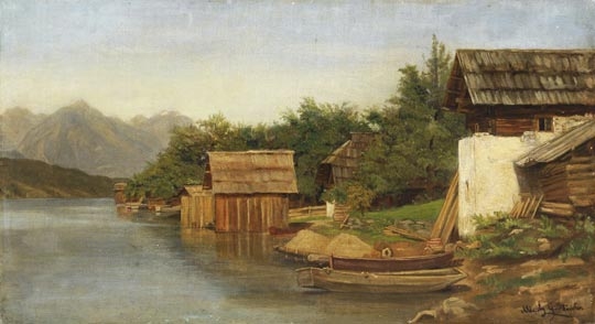 Mészöly Géza (1844-1887) Lakeside