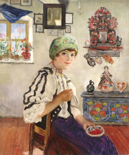 Csók István (1865-1961) Sokac Girl