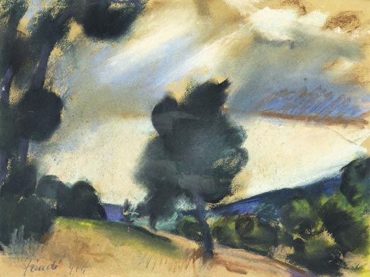 Jándi Dávid (1893-1944) Landscape, 1924
