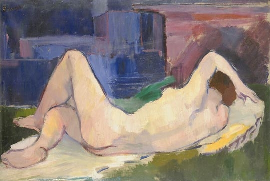 Emőd Aurél (1897-1958) Reclining Nude