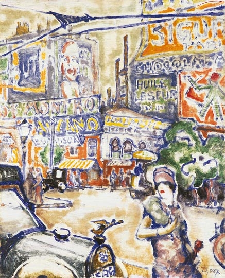 Pécsi Pilch Dezső (1888-1949) Paris, 1927