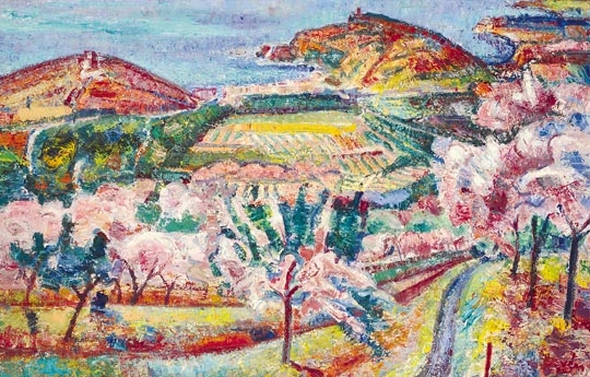 Vén Emil (1902-1984) Spanyol virágok, 1976
