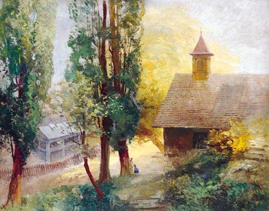 Háry Gyula (1864-1946) Romantic Landscape