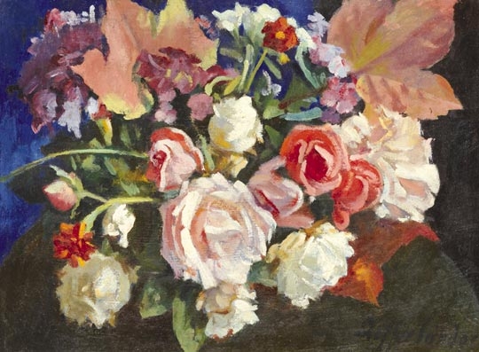 Ziffer Sándor (1880-1962) Virágcsendélet