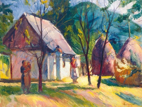 Boldizsár István (1897-1984) Afternoon at Nagybány, 1930