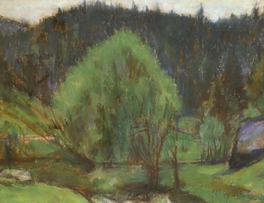 Nagy István (1873-1937) Forest Detail II.