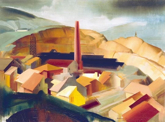 Kontuly Béla (1904-1983) Brickyard at Óbuda, 1939