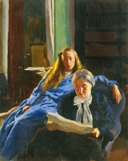 Ferenczy Valér (1885-1954) In the Family Home, 1909