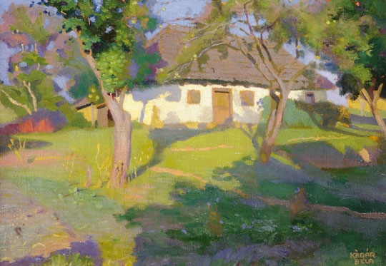 Kádár Béla (1877-1956) Tavaszi kert