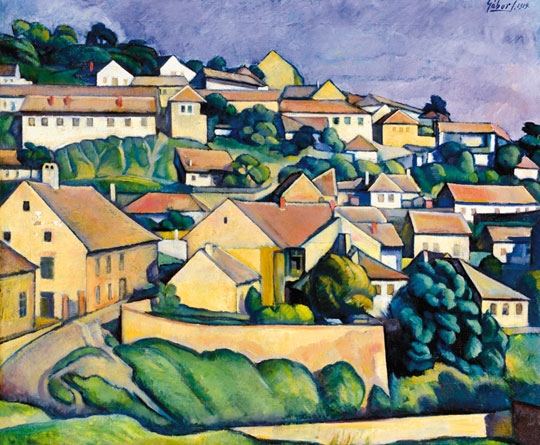 Gábor Jenő (1893-1968) Hillside, 1919
