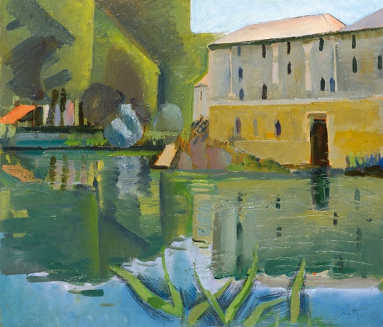 Réth Alfréd (1884-1966) On the Lakeside