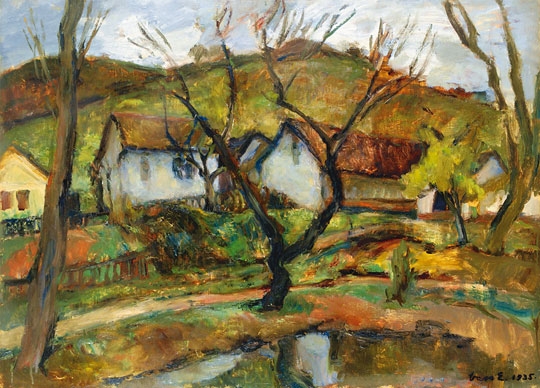 Vass Elemér (1887-1957) Autumn Evening, 1935