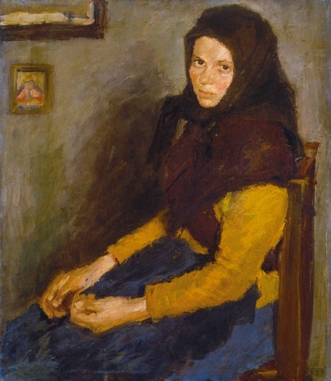 Fényes Adolf (1867-1945) Wench, from the beginning of the 1900s