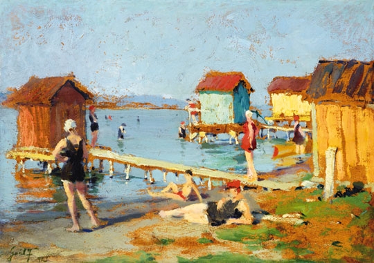 Gaál Ferenc (1891-1956) Beach, 1925