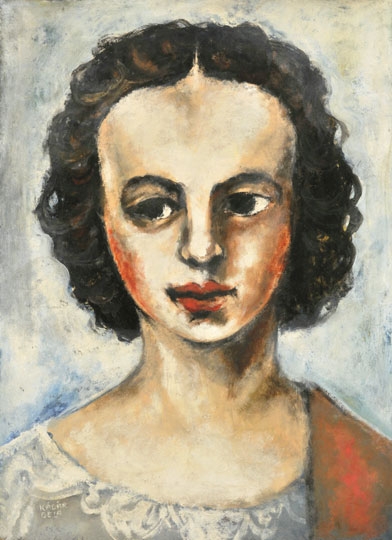 Kádár Béla (1877-1956) Női portré (Kádár Zsuzsa)
