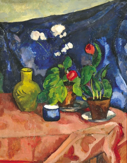 Perlrott-Csaba Vilmos (1880-1955) Still-life with Flowers in a Vase