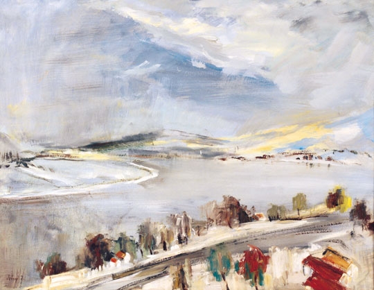 Szőnyi István (1894-1960) Danube-bend in Winter