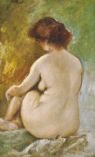 Molnár C. Pál (1894-1981) Nude Back