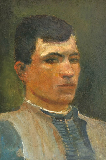 Mednyánszky László (1852-1919) Férfi portré (Kurdy Bálint)