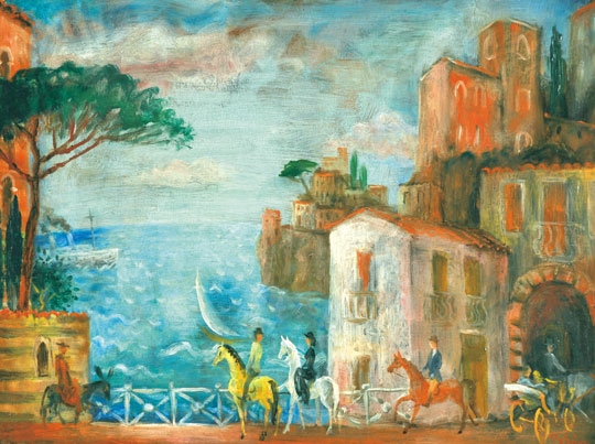 Pekáry István (1905-1981) Italian Landscape