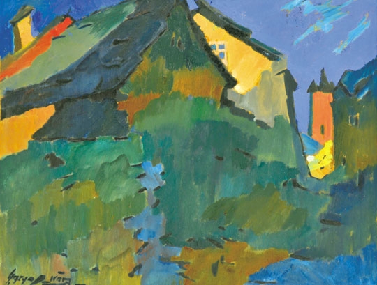 Nagy Oszkár (1883-1965) Sunny Houses