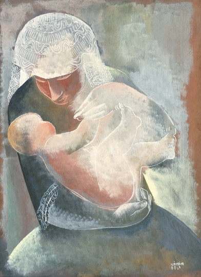 Kádár Béla (1877-1956) Woman with Child