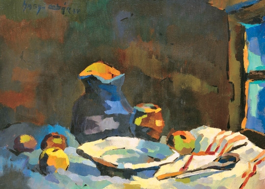 Nagy Oszkár (1883-1965) Asztali csendélet, 1943