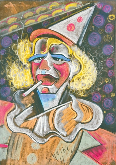 Scheiber Hugó (1873-1950) Clown