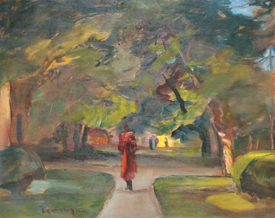 Tornyai János (1869-1936) Parkban