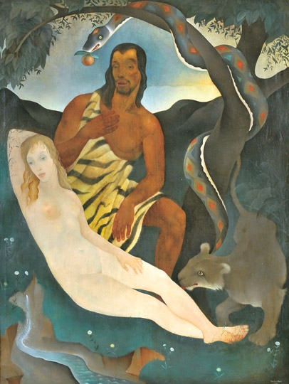 Basilides Barna (1903-1967) Ádám és Éva, 1931